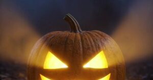 Zucca di Halloween illuminata – dolcetto o scherzetto sullo zucchero e le articolazioni