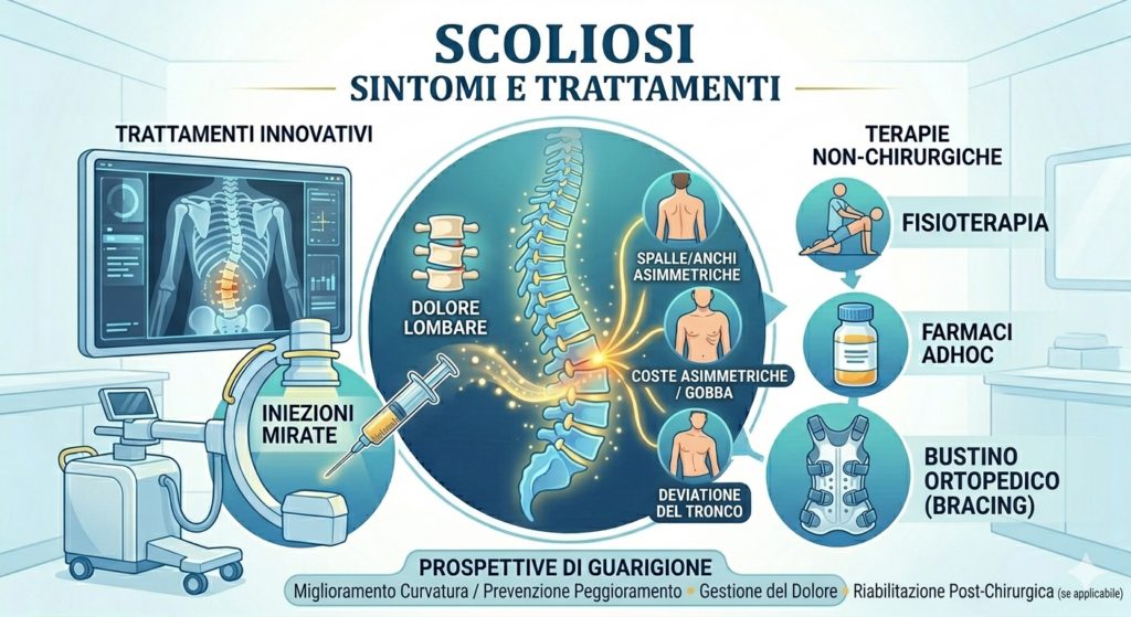 Infografica: scoliosi