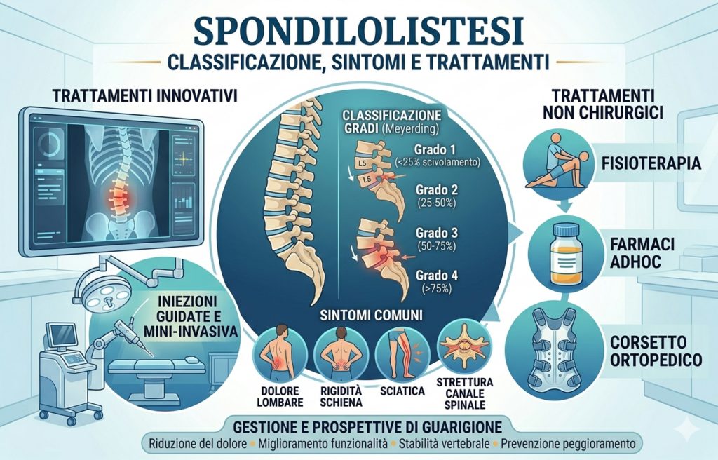 Infografica: spondilolistesi