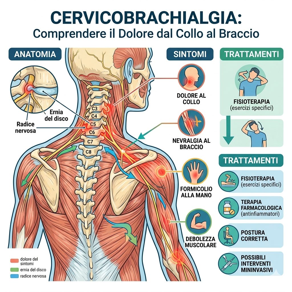 Infografica: cervicobrachialgia
