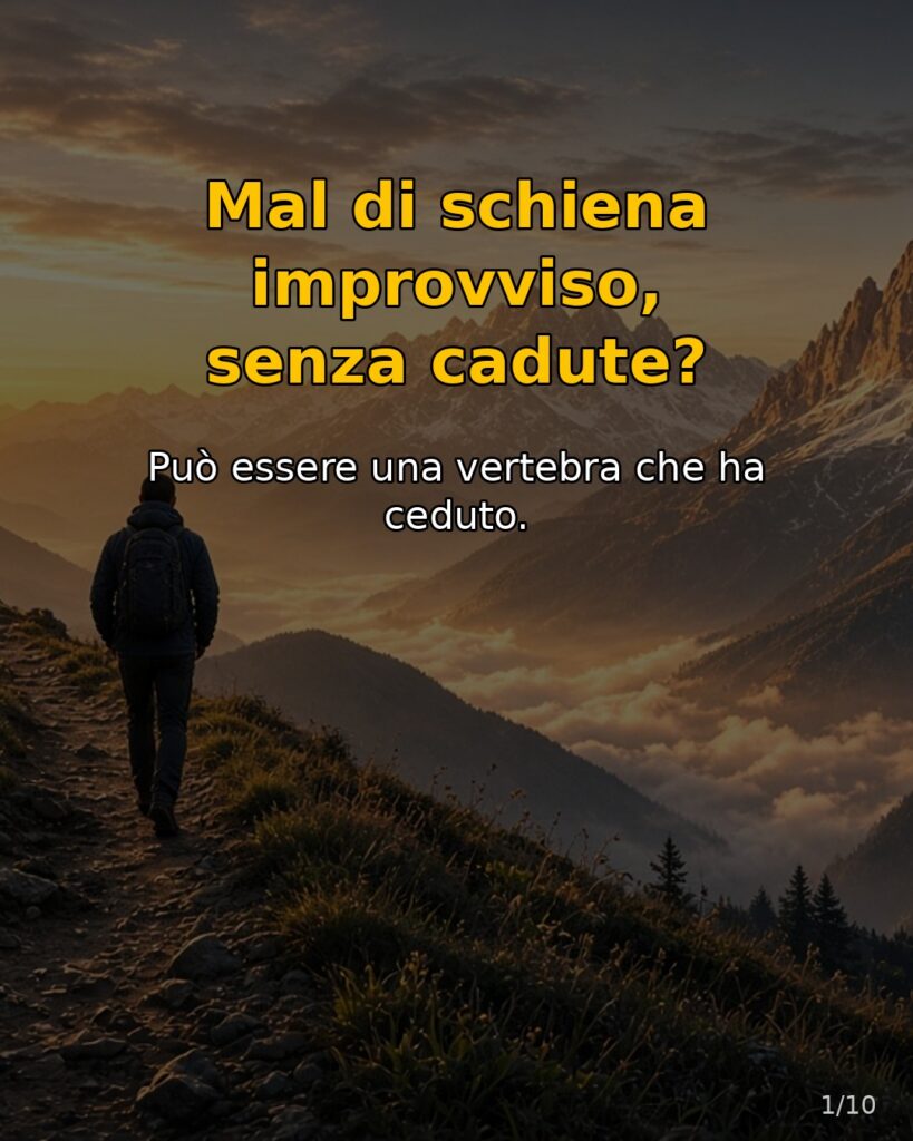 Osteoporosi e frattura vertebrale